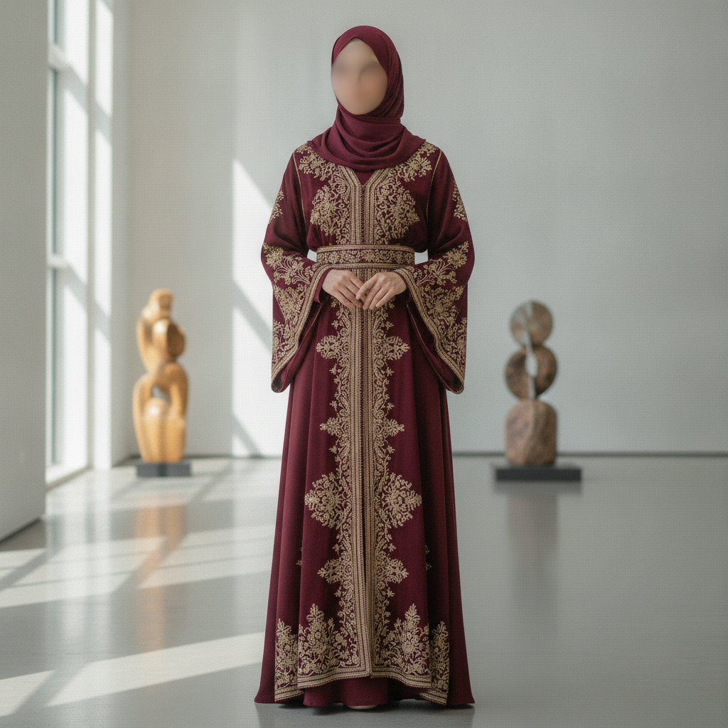 Moroccan Red Kaftan