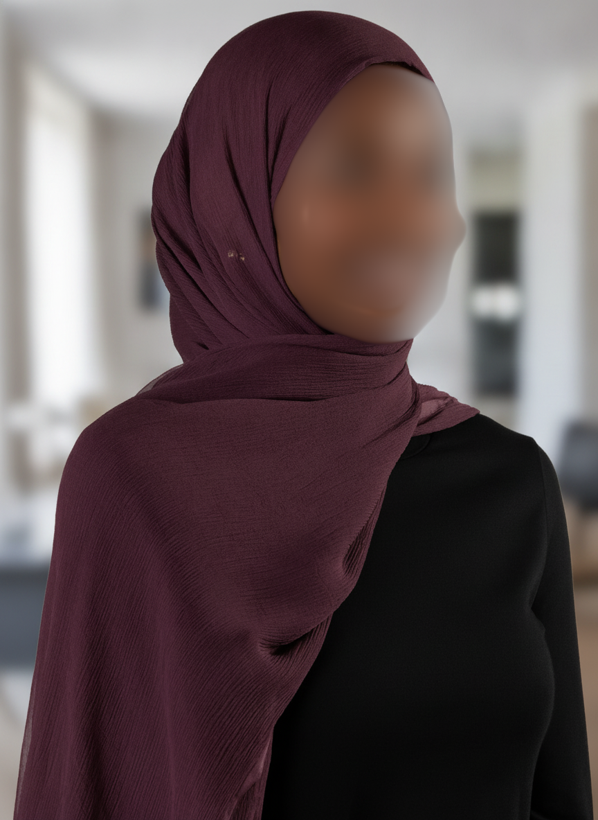Aubergine Hijab